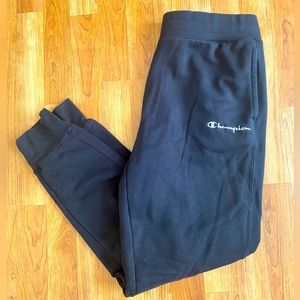 Champion Black Joggers Large